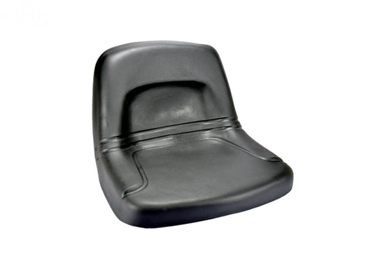 # 16215  HIGH BACK STEEL PAN SEAT - BLACK