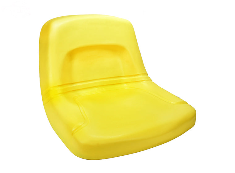 # 16469  HIGH BACK STEEL PAN SEAT - YELLOW