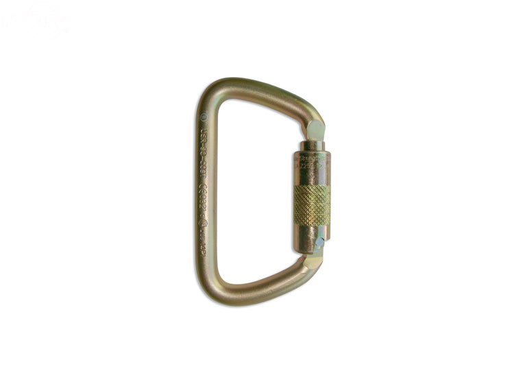 # 16838  LARGE D STEEL CARABINER