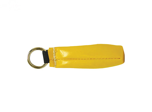 # 17053  VINYL THROW BAG 10 OZ YELLOW