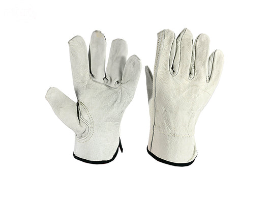 # 17149  LEATHER DRIVER GLOVES MED