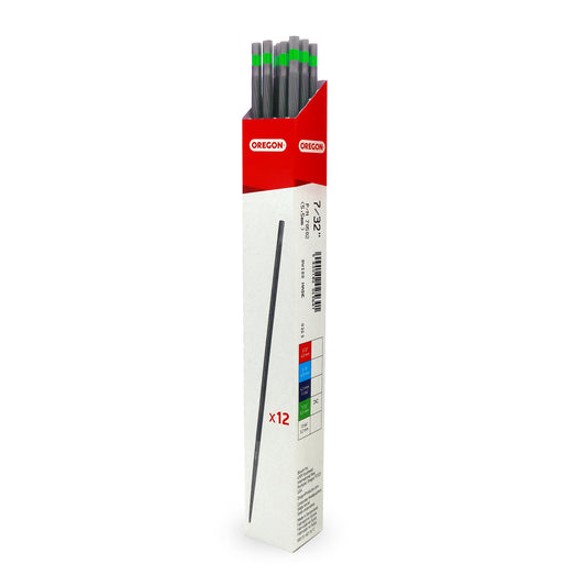 Oregon Round Files, 7/32", 12-Pack