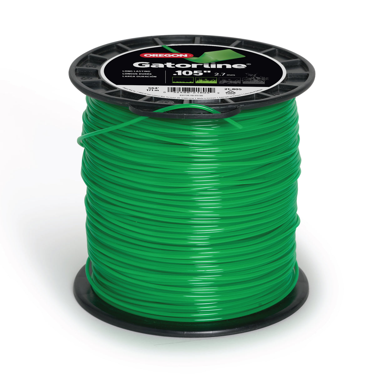 Oregon Gatorline Square Trimmer Line, .105 in. by 564 FT