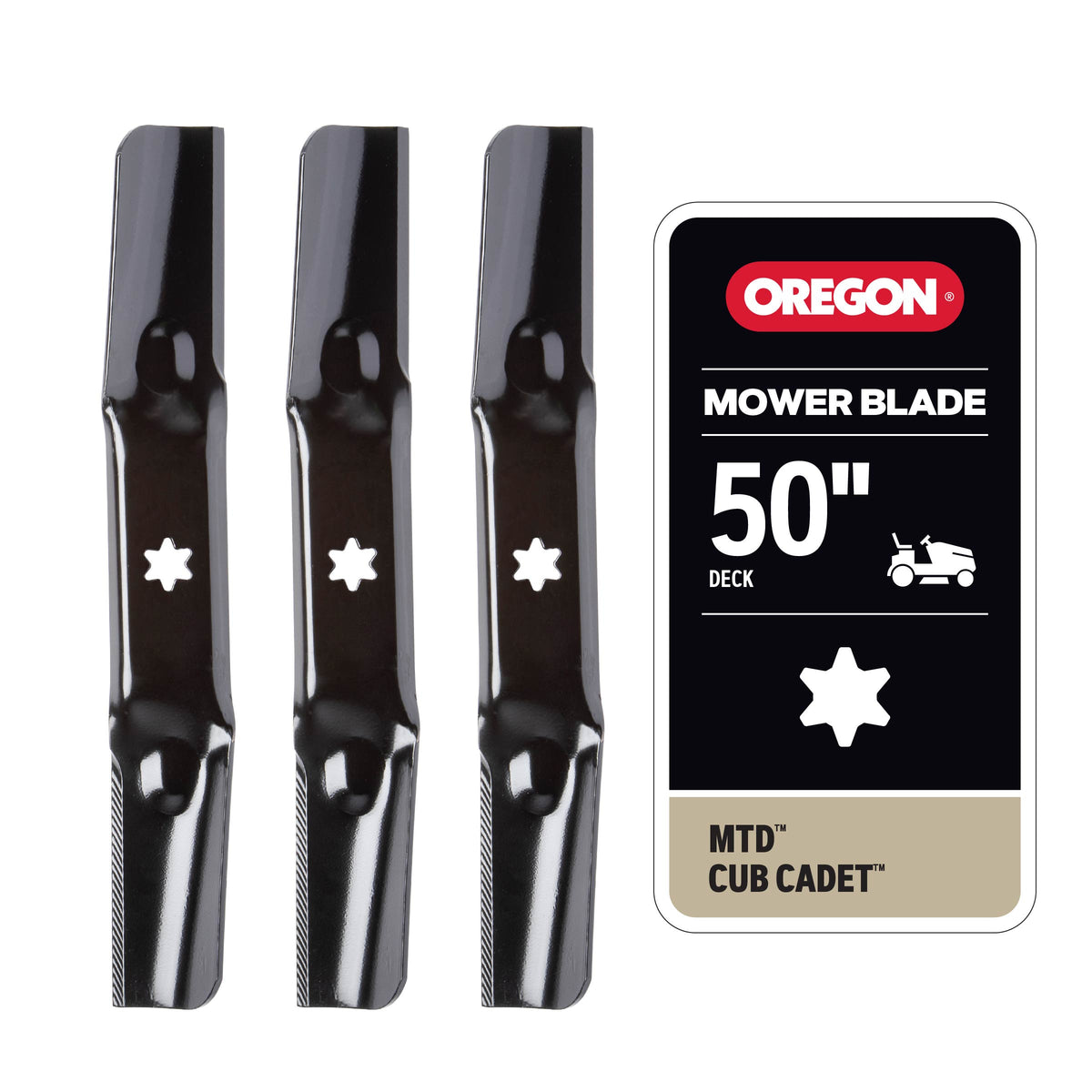 Oregon® 17-1/4" Blade for 50" MTD Lawn Mowers, OEM Part Numbers 942-05052, 742-05052