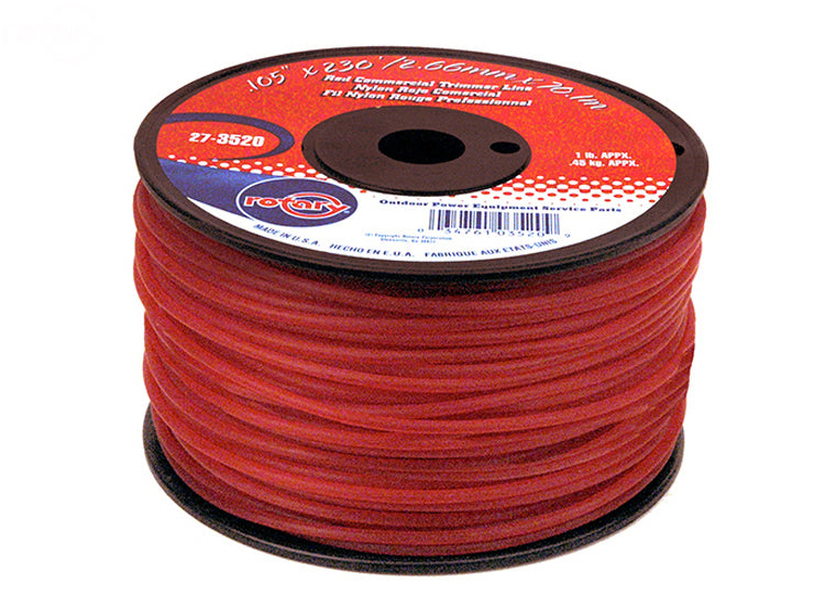 # 3520  TRIMMER LINE  .105 1LB SPOOL RED COMMERCIAL