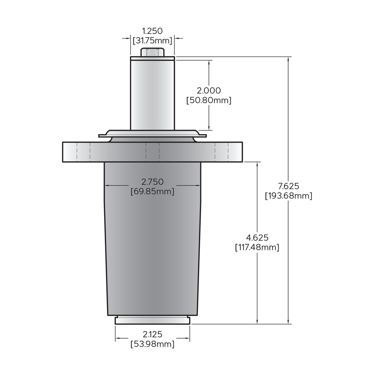 Oregon Spindle Assembly, Gravely 59202600