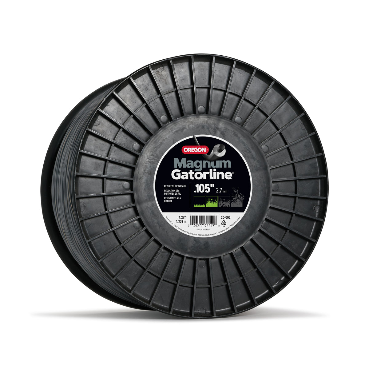 Oregon Magnum Gatorline Round Trimmer line, 0.105in, 5731ft Spool