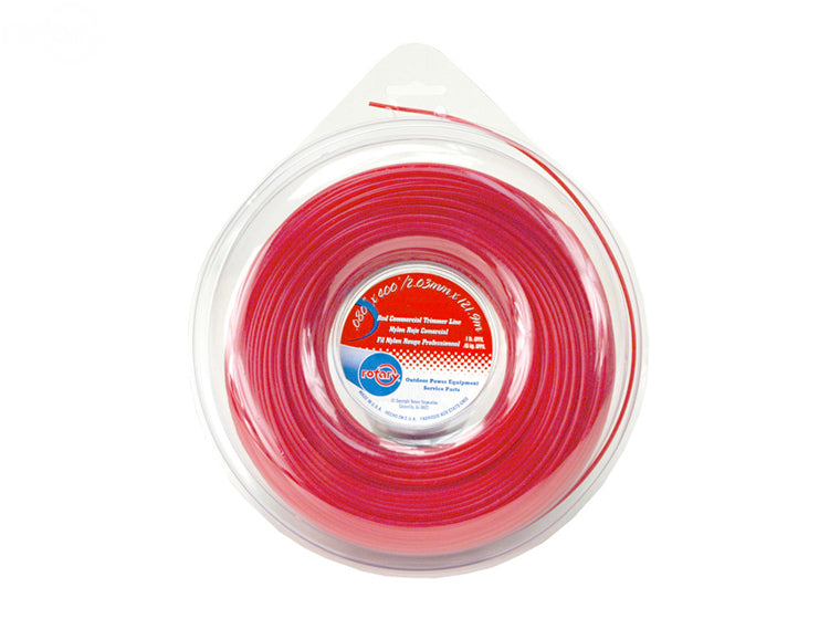 # 5928  TRIMMER LINE .080 X 1 LB. DONUT RED COMMERCIAL