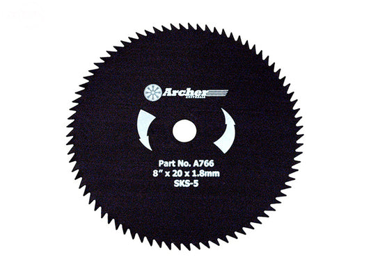 # 5959  BRUSHCUTTER BLADE 8" X 3/4 80T