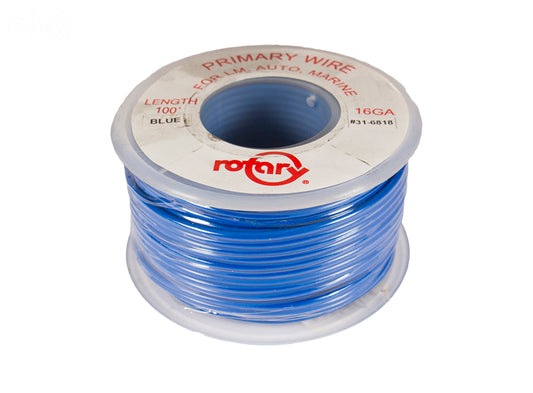 # 6818  PRIMARY WIRE BLUE 16 AWG 100'