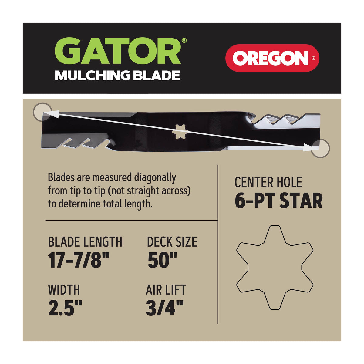 Oregon Gator® G3™ Blade, 17-7/8"