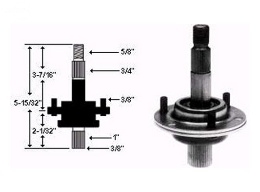 # 7156  SPINDLE ASSEMBLY MTD