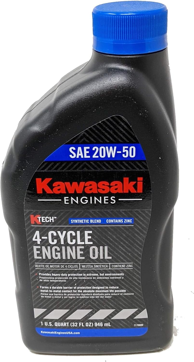 Kawasaki SAE 20W-50 Engine Oil - 1 Qt.