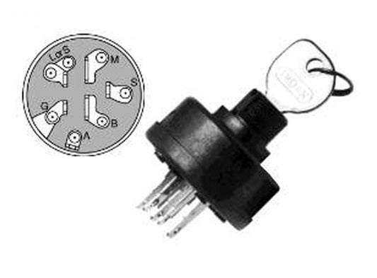 # 7804  IGNITION SWITCH B&S