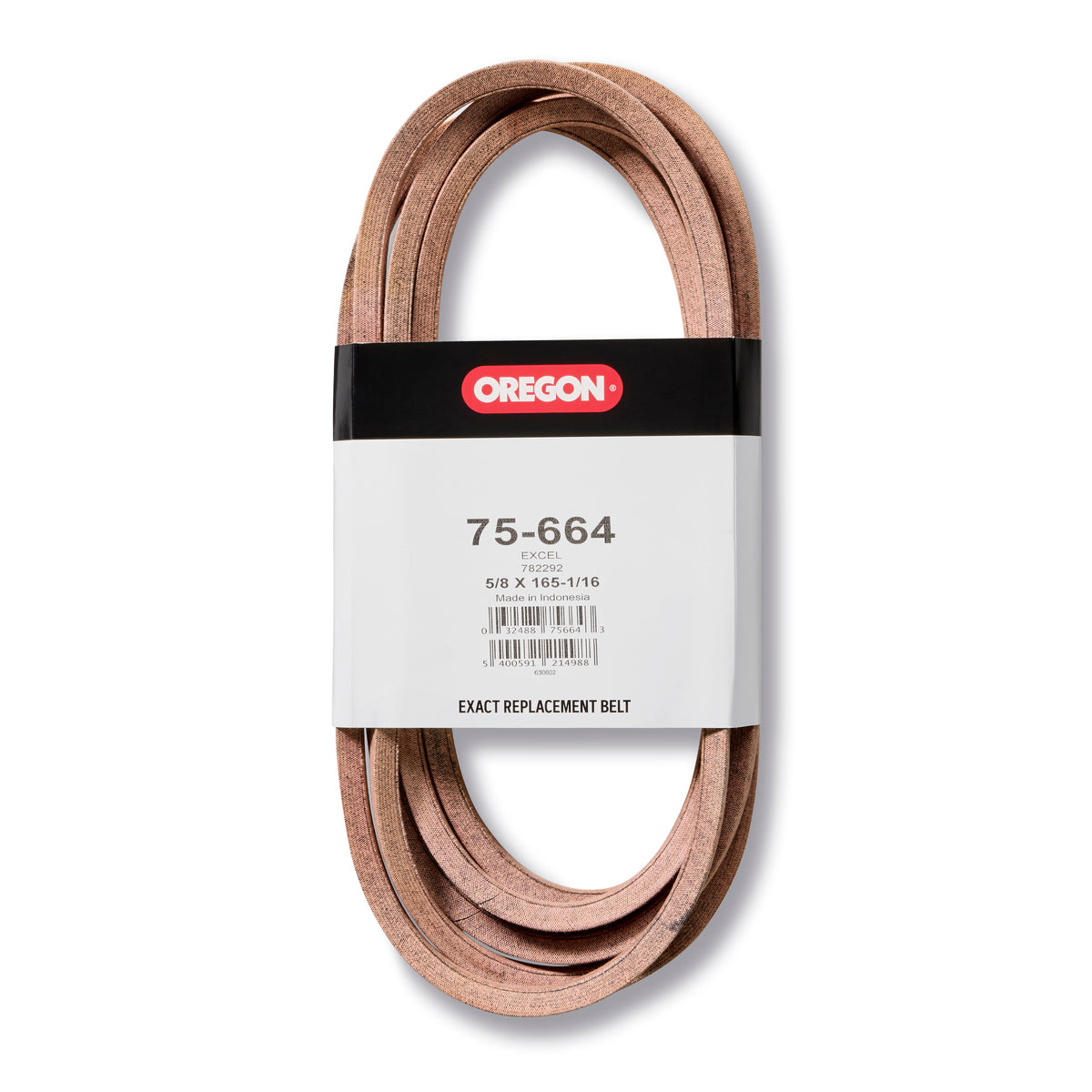 Oregon Lawn Mower Belt 5/8" X 165-1/16", Hustler/Excel 782292
