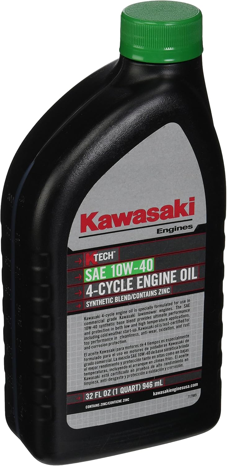Kawasaki SAE 10W-40 Engine Oil - 1 Qt.