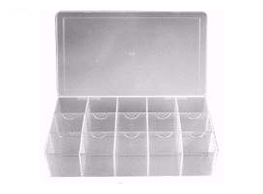 # 8990  PLASTIC ASSORTMENT BOX LARGE 11" X 6"