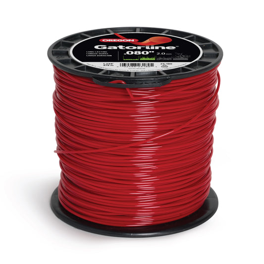 Oregon Gatorline Red Round Trimmer Line, .080 in. by 1248 FT