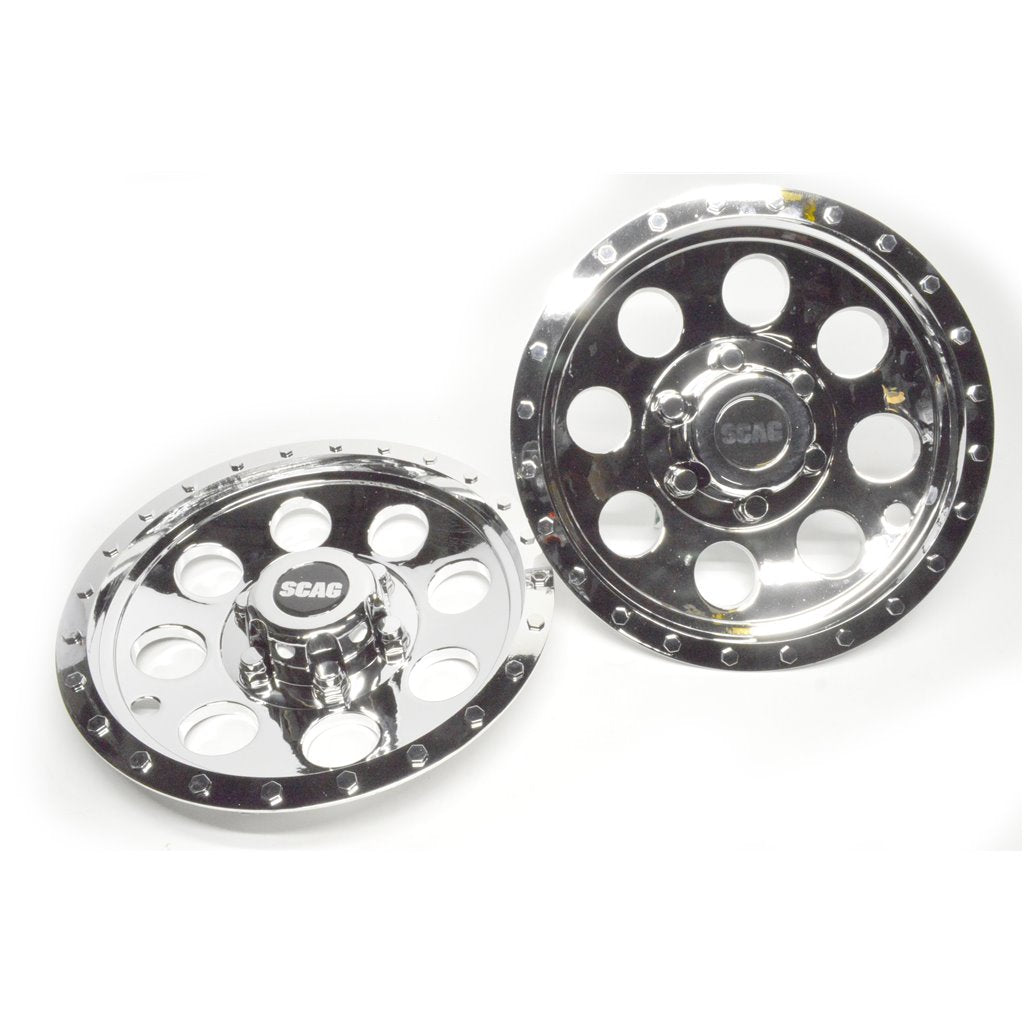 SCAG 12" Chrome Wheel Covers (2) (920J)