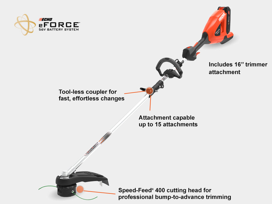 eFORCE® DPAS-2100SB Powerhead w/ Pro Attachment Series Trimmer Attachment