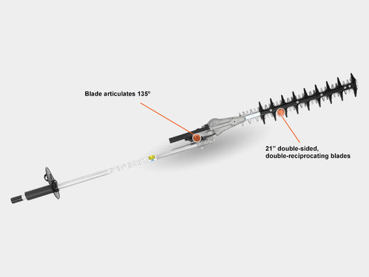 PAS Articulating Hedge Trimmer Attachment