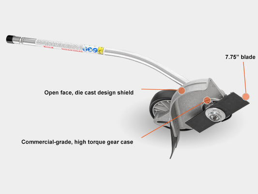 PAS Curved Shaft Edger Attachment