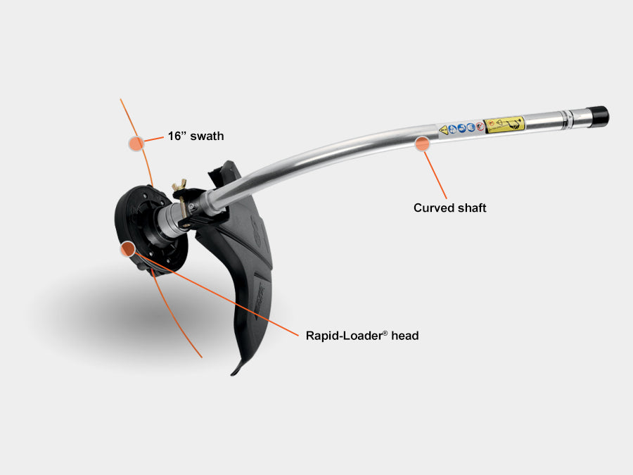 PAS Curved Shaft Trimmer Attachment