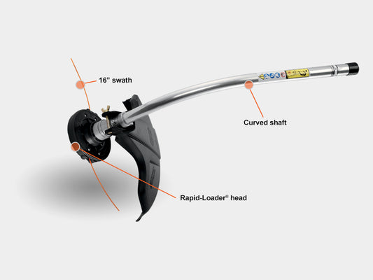 PAS Curved Shaft Trimmer Attachment