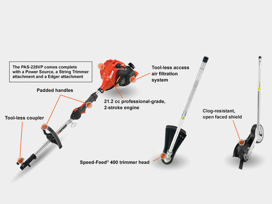 PAS-225VP Combo Unit w/ Edger