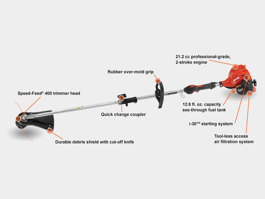 PAS-225SB Powerhead & Trimmer Attachment