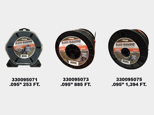 Black Diamond Twisted, Square Edge Trimmer Line