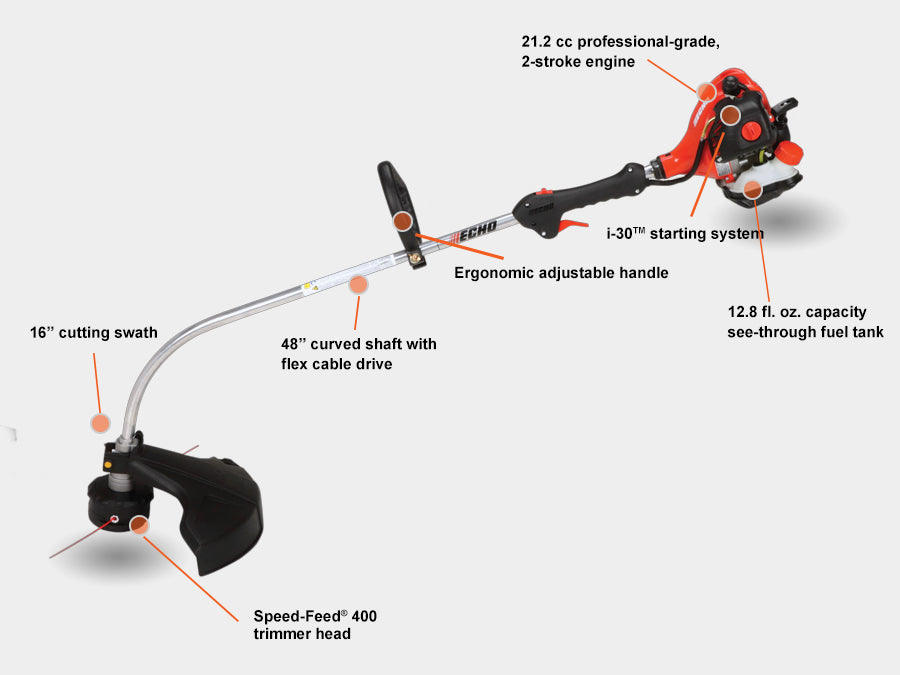 GT-225SF Curved Shaft Trimmer