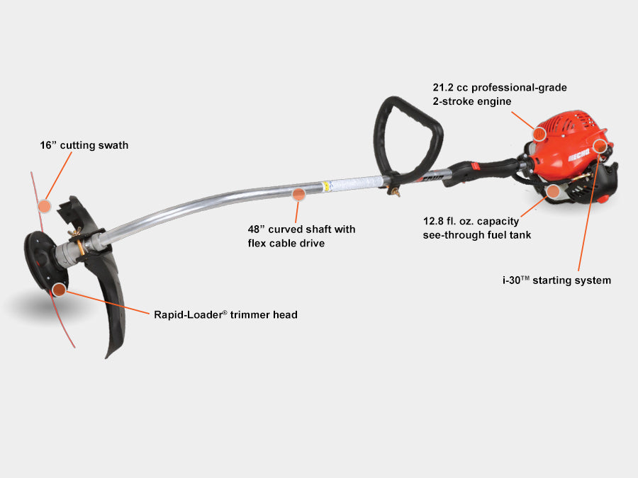 GT-225 Curved Shaft Trimmer