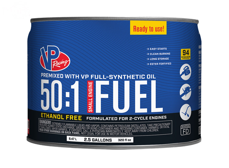 # VP62325       VP FUELS 50:1 PREMIX 2.5 GALLON PAIL/2 PACK