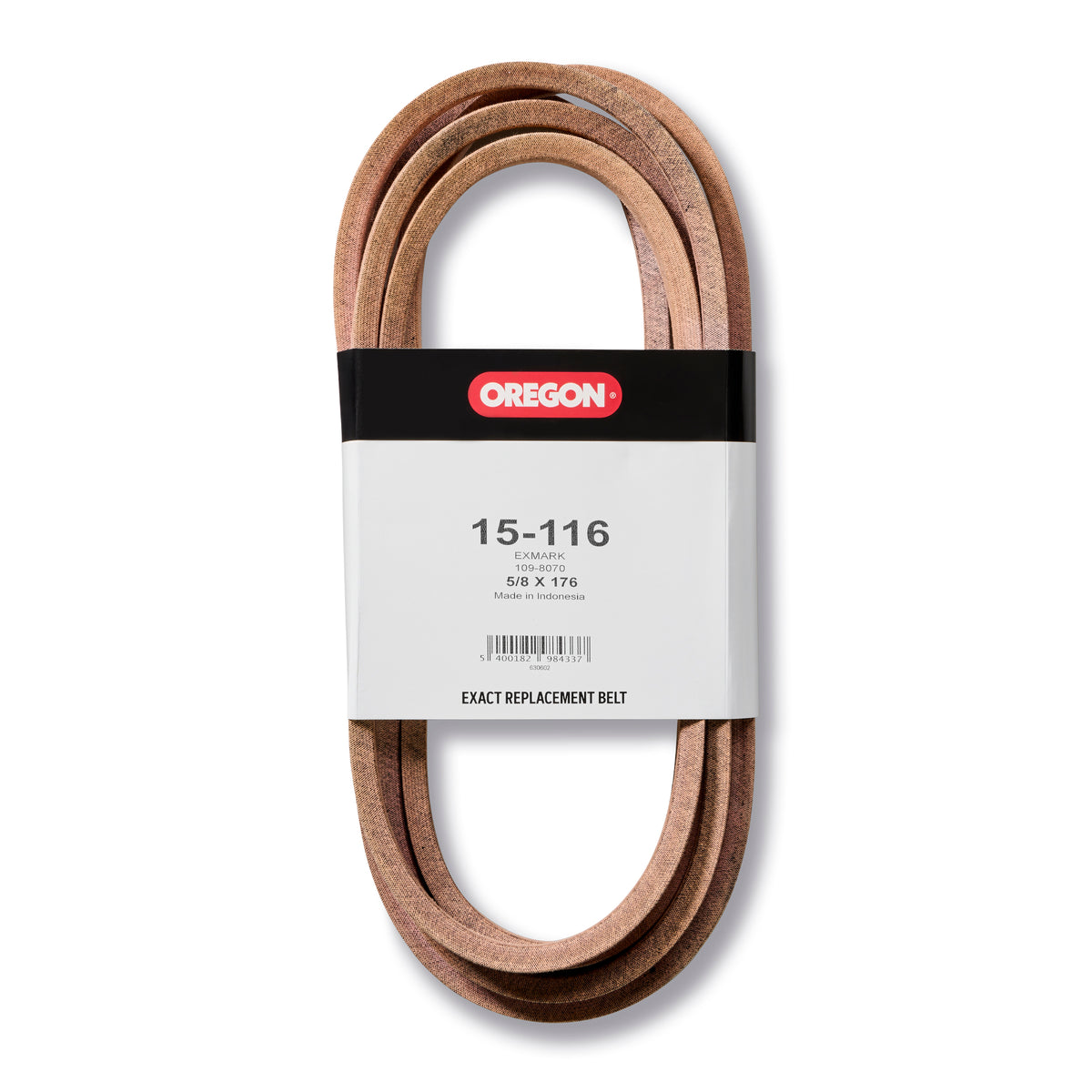 Oregon Premium Belt, Deck Drive, 5/8" X 176" Exmark 109-8070 Toro 126-7732