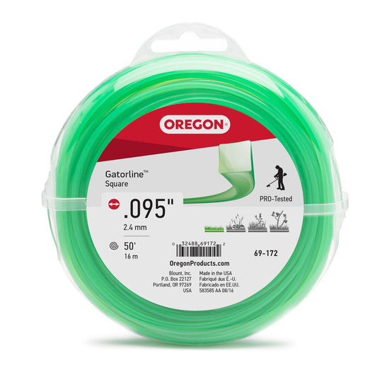 Oregon Gatorline Square Trimmer Line, .095 in. by 50 FT