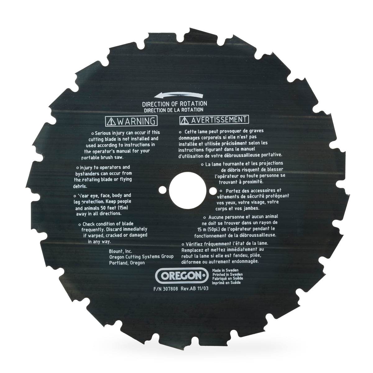 Oregon Blade, Brush Cutter, EIA, 24-Tooth - 41-933