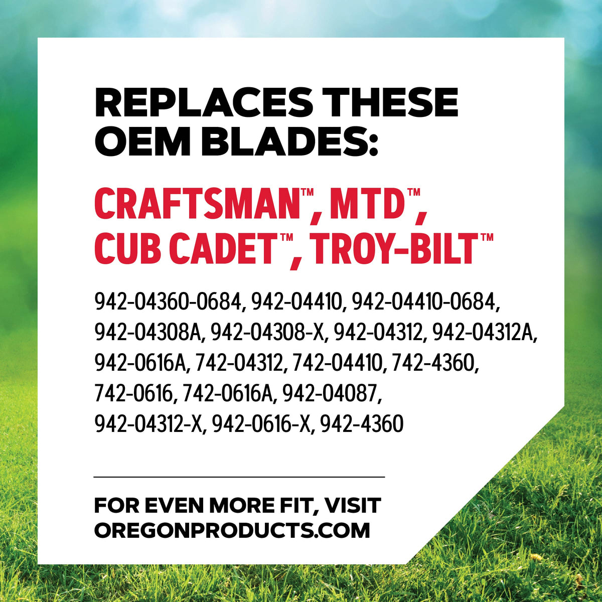 Oregon Gator® G3™ Blade, 21-3/16"