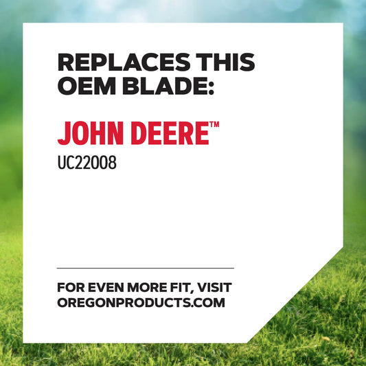 Oregon® Riding Lawnmower Gator Blade for 42 in. Deck, Fits John Deere Riding Mowers, Set of 2 (92-615)