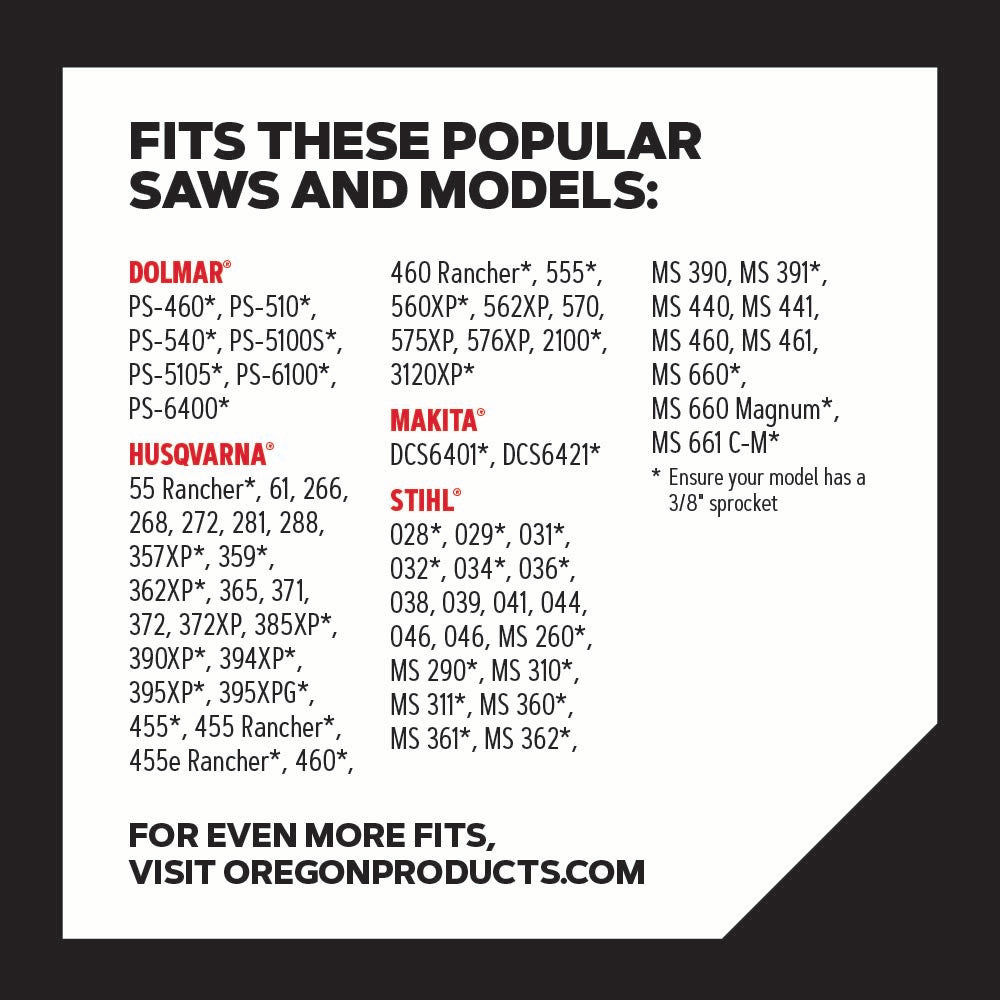 Oregon PowerCut™ Saw Chain, 24" - 72EXJ084G