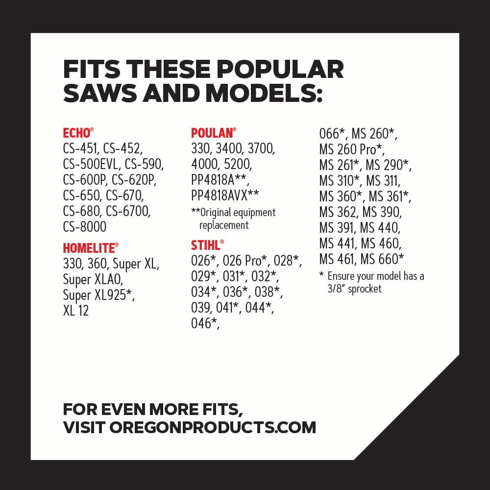 Oregon PowerCut™ Saw Chain, 18" - 72EXL066G