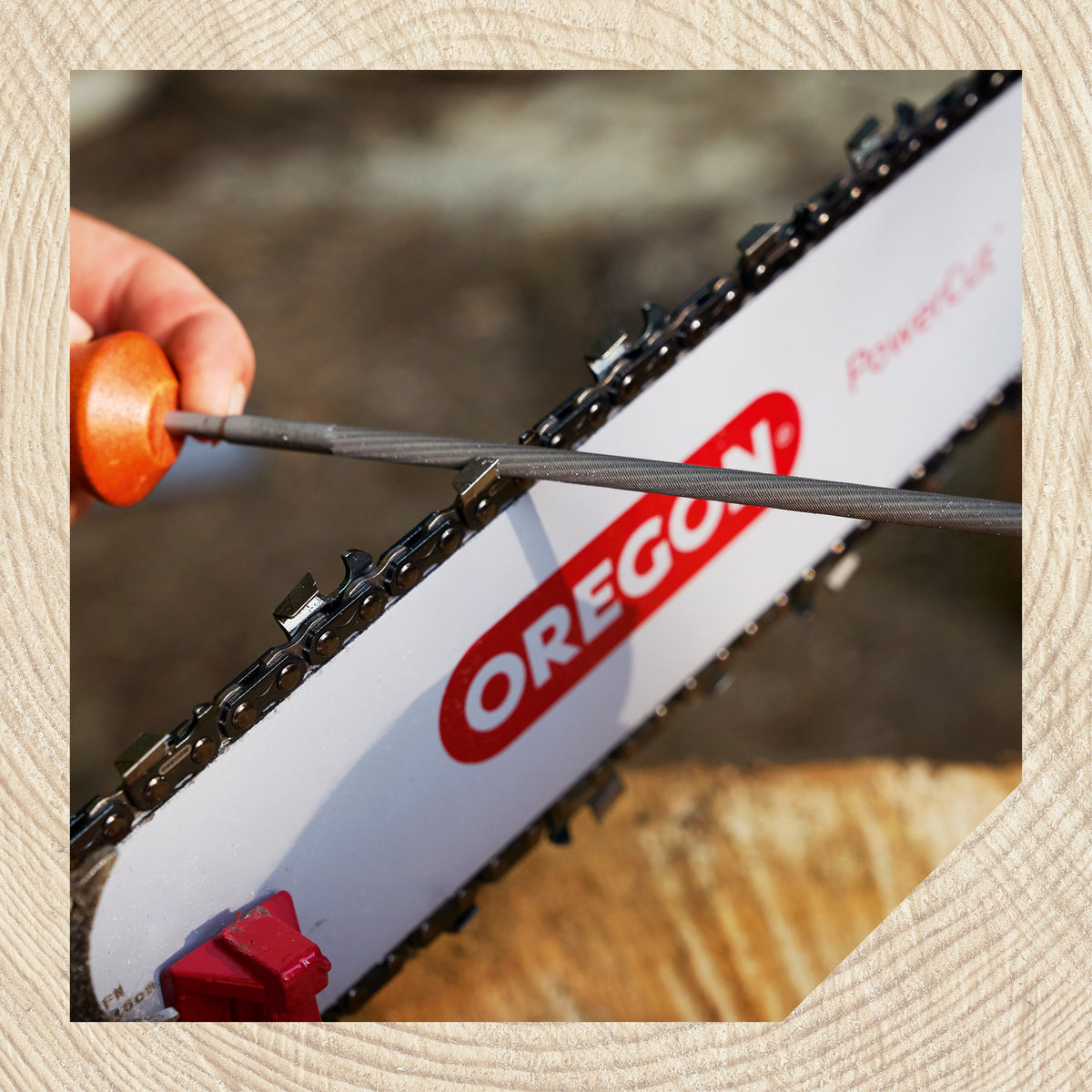 Oregon Round Files, 7/32", 12-Pack