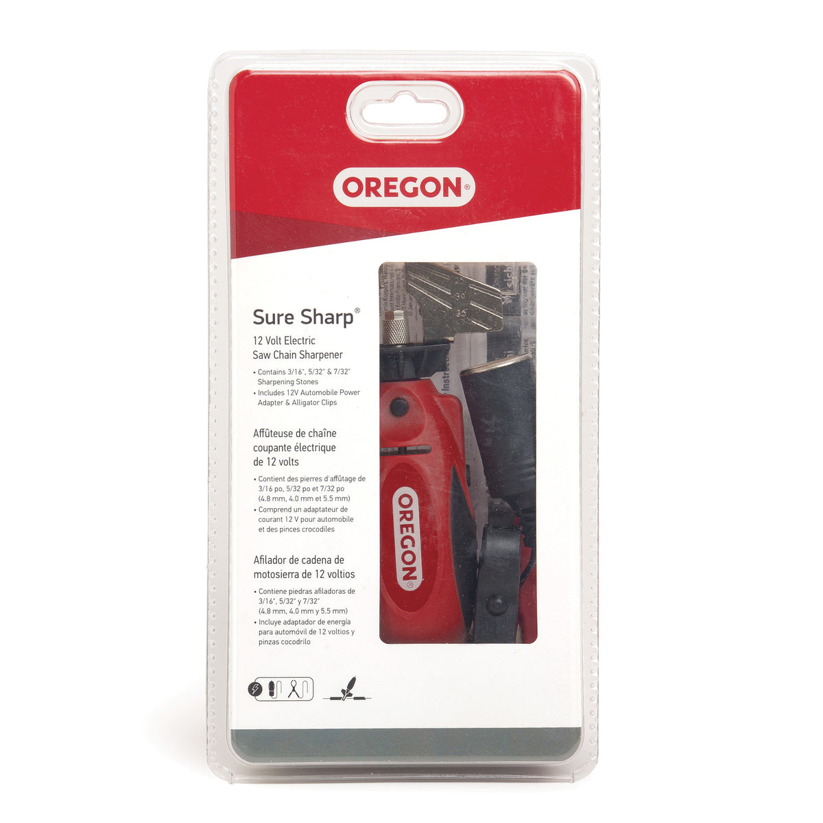 Oregon 12V Sure Sharp Electric Chainsaw Chain Grinder/Sharpener, Chain Saw Maintenance Sharpening Tool (585015)
