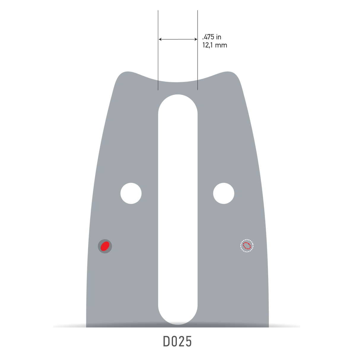 Oregon ControlCut™ Guide Bar, 13" - 133PXLBD025