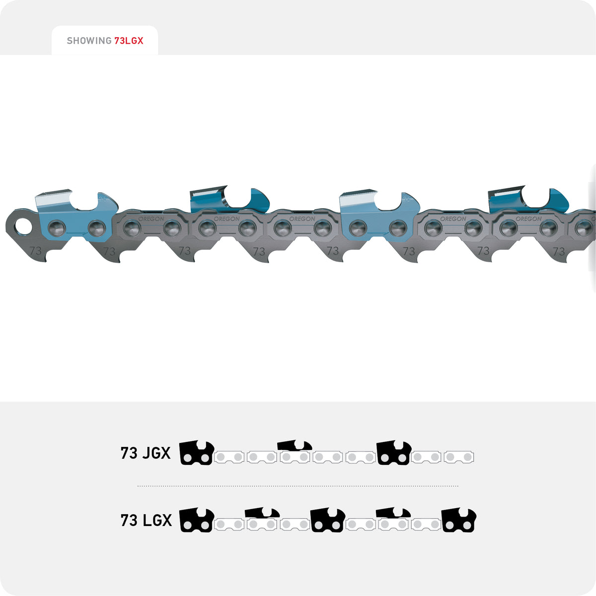 Oregon PowerCut™ Saw Chain, 18" - 73JGX068G