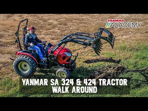 Yanmar SA425 sub compact utility tractor