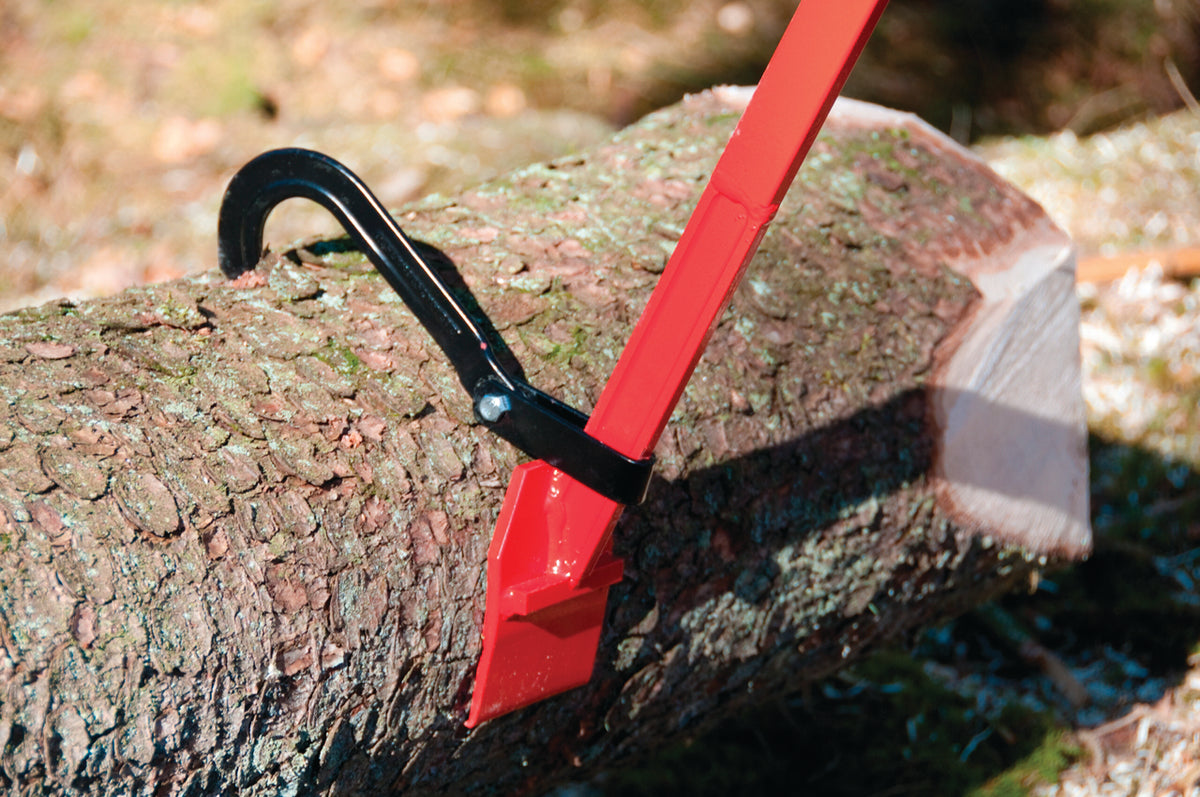 Oregon Heavy Duty Tree Felling Lever, 130 cm Tree Hook Wedge, Sliding Forged Cant Hook, Long Breaking Bar with Non-Slip Handle (536305)