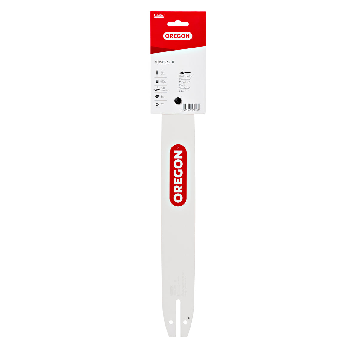 Oregon Single Rivet Guide Bar, 16" - 160SDEA318