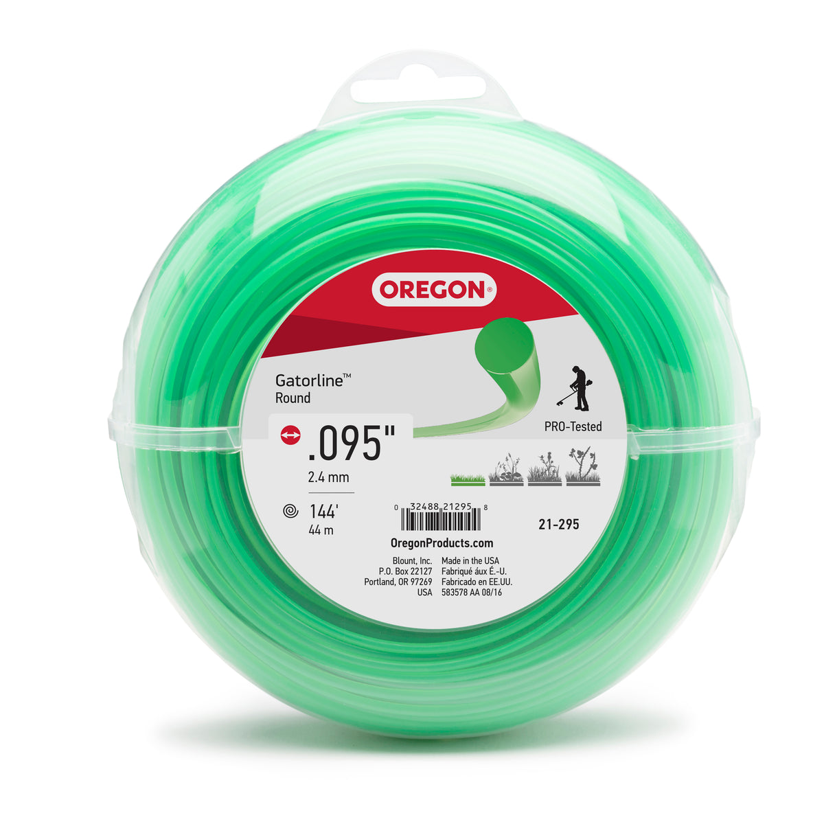 Oregon Gatorline Round Trimmer Line, .095 in. by 144 FT