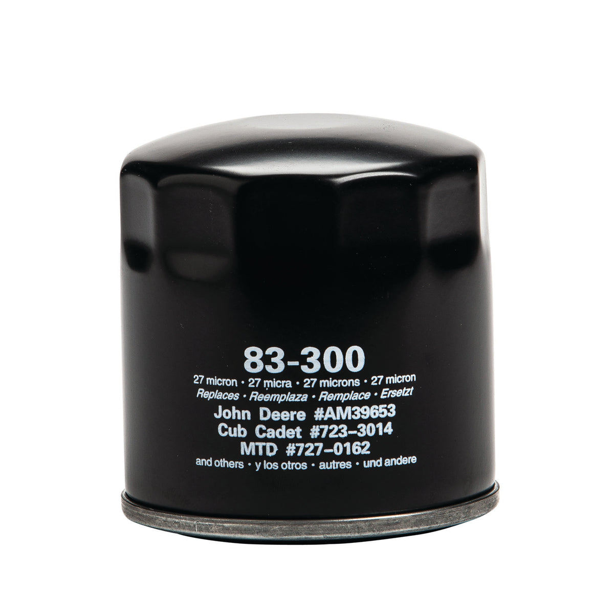 Oregon Transmission oil filter replacement for John Deere AM39653.